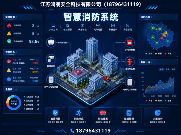 运城智慧消防系统展示图