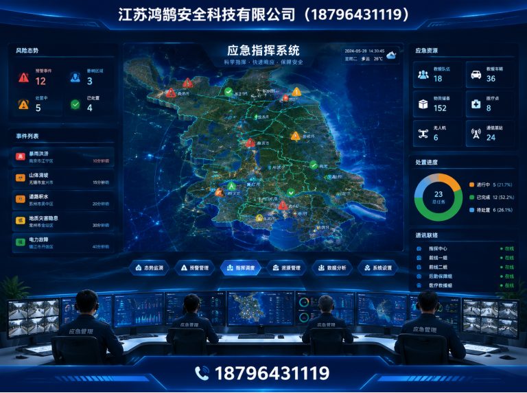 运城消防通信指挥展示图